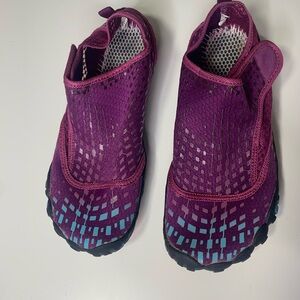 Women Purple and Blue Slip-On Shoes
